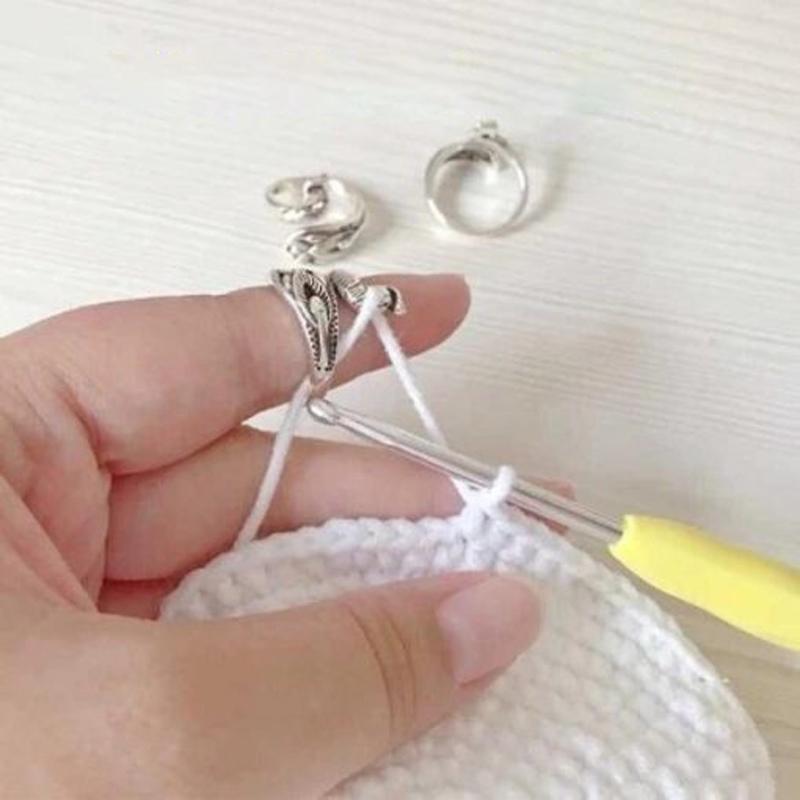 Crochet Ring with Peacock Pattern