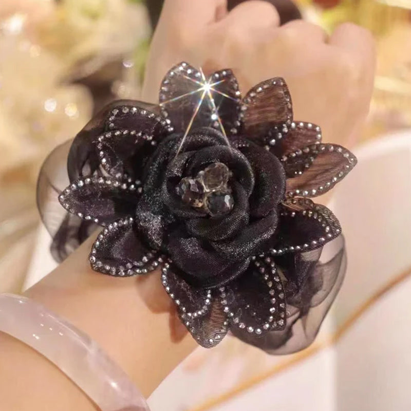 Flower Rhinestone Sun Flower Hairband