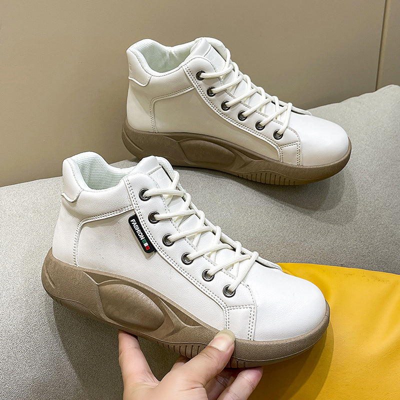 Women's High Top Thick-soled Casual Shoes