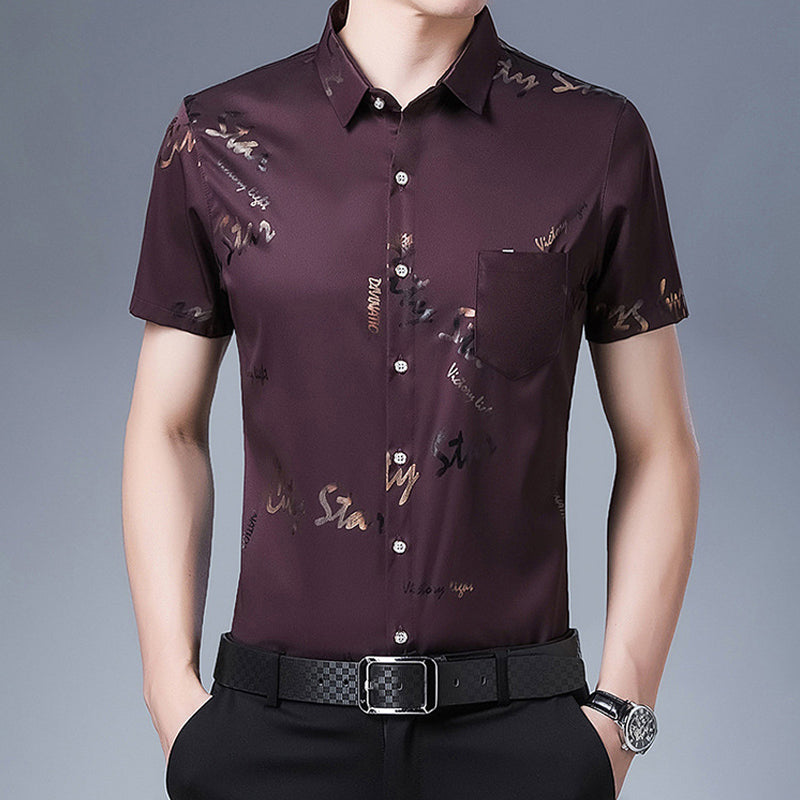 Men’s Thin Short-sleeve Shirt