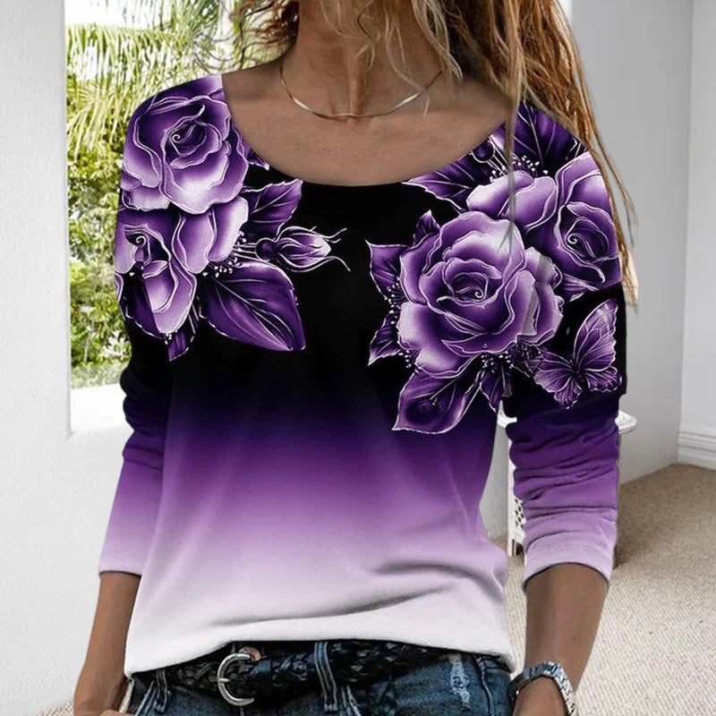 Crew Neck Casual 3D Print T-Shirt