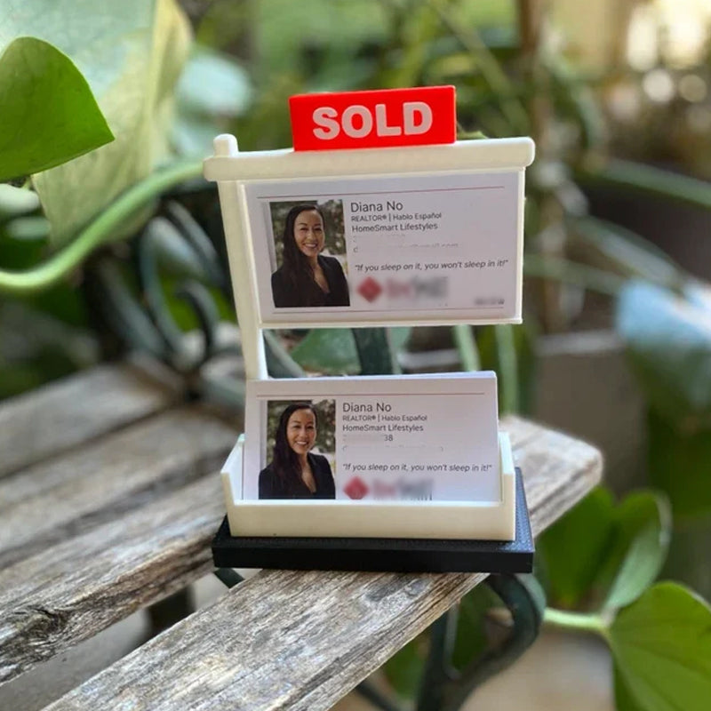 Real Estate Business Card Display