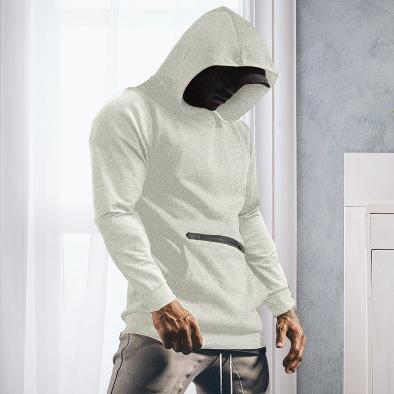 Solid Color Long Sleeve Hoodie