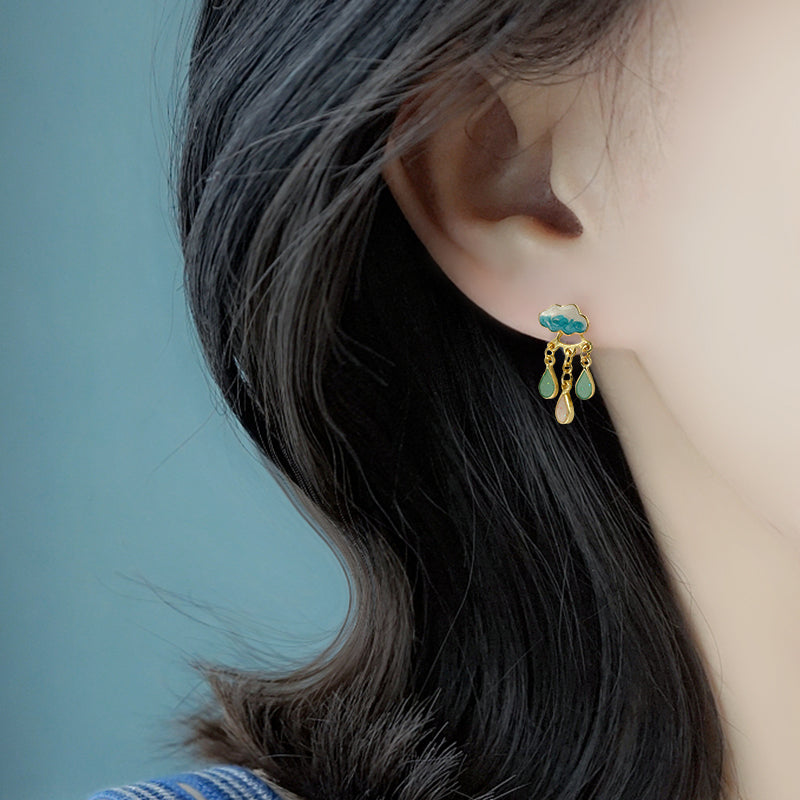 RAINDROP EARRINGS
