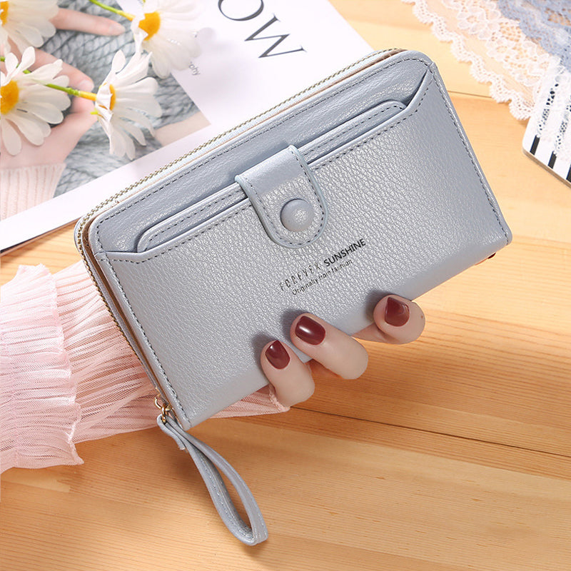 New Solid Color Ladies Wristband Clutch Bag