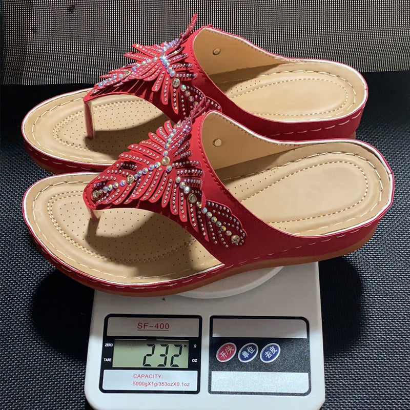 Classic Leather Orthopedic Flip-flop Sandals