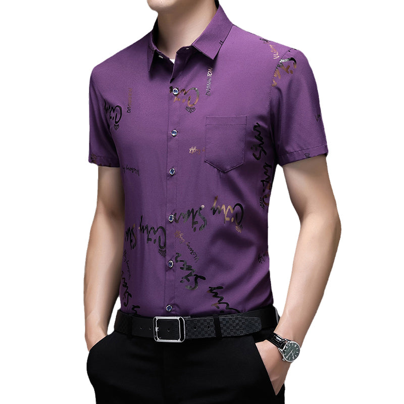 Men’s Thin Short-sleeve Shirt