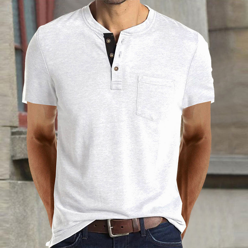 Men's Cotton Multi Color Short Sleeve T-shirt