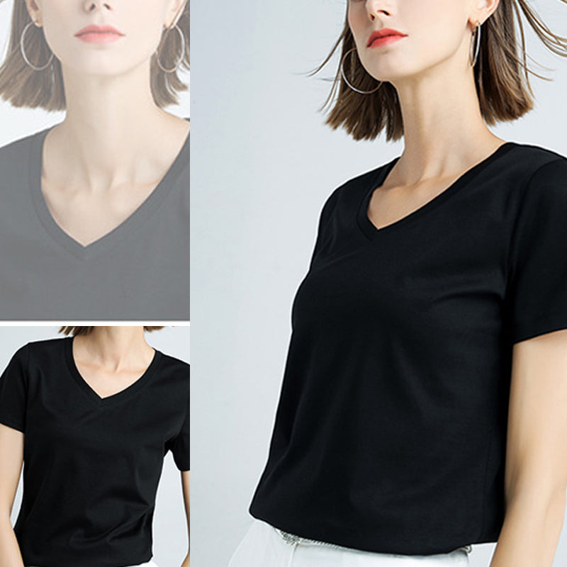 Solid Color Simple T-Shirt