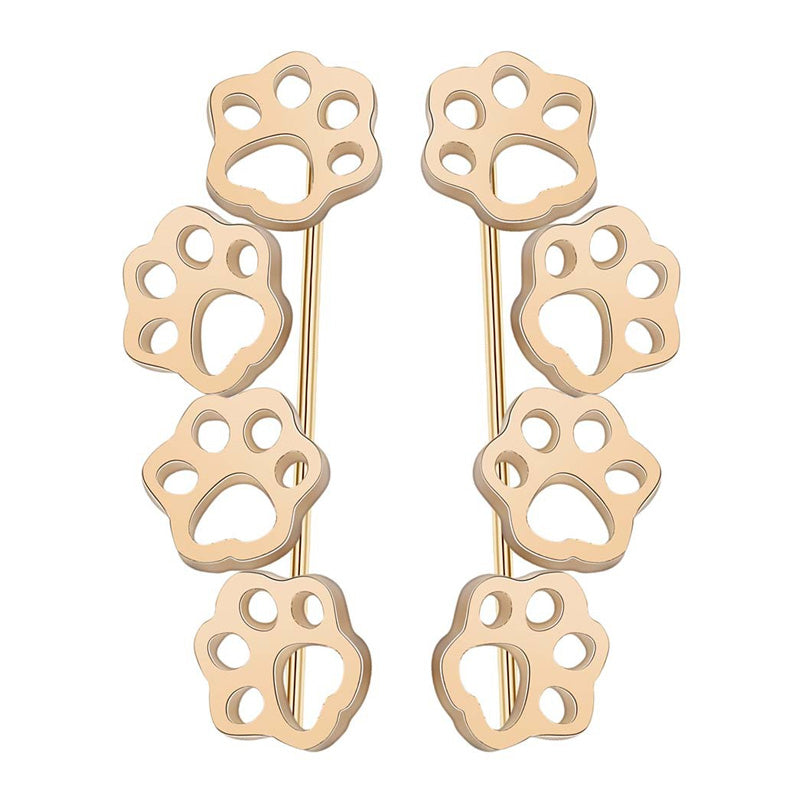 Paw Prints on My Heart Earrings