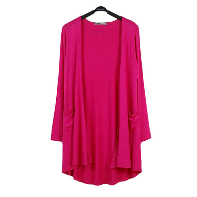 Women's Long-sleeved Thin Mid-length Sun Protection Shirt