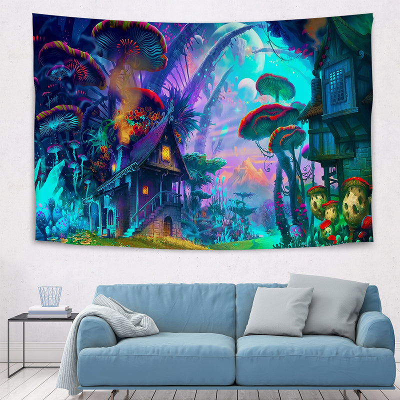 Mushroon Home Tapestry