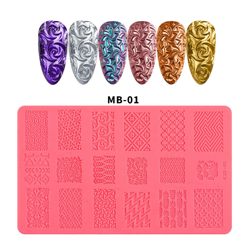 3D Sculptuur Nail Art Mold