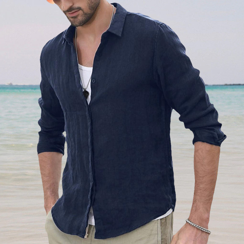 Men's Cotton Linen Shirt