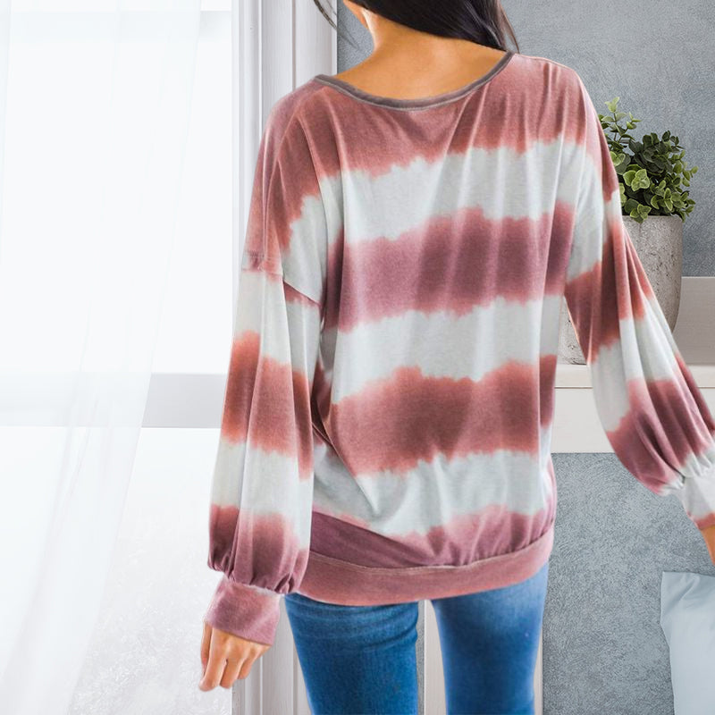 Loose Crew Neck Long Sleeve T-Shirt