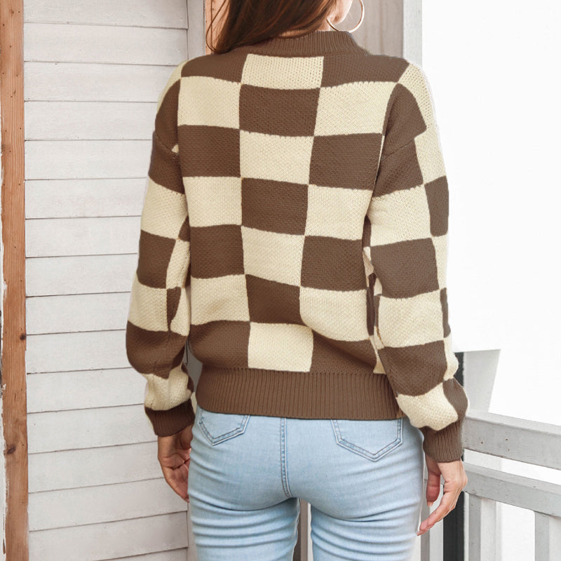 Geometric Knit Sweater