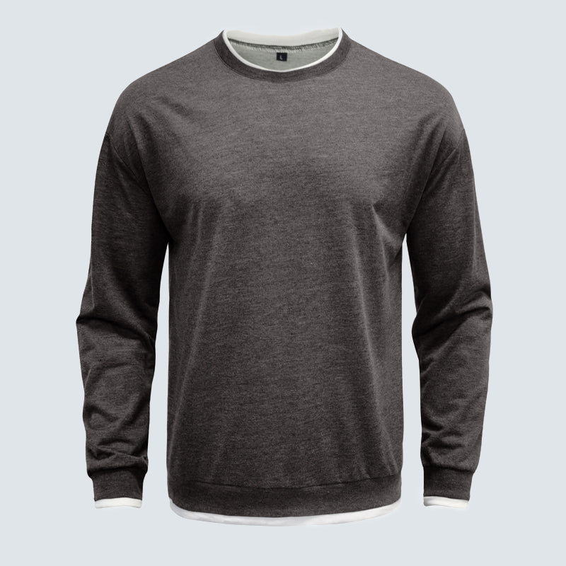 Men's Solid Color Sweatshirt