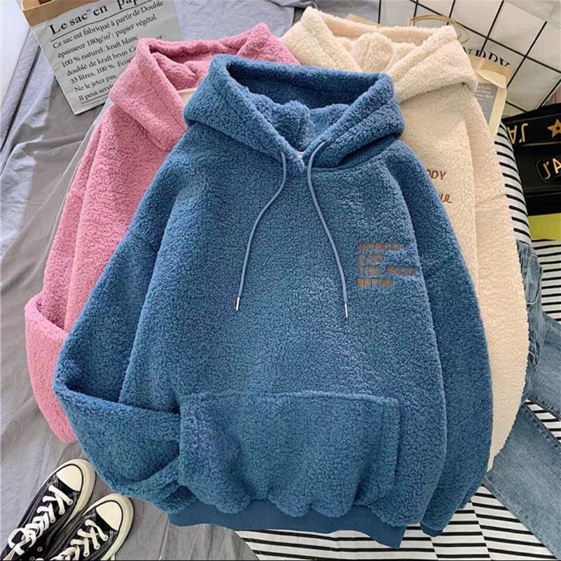 Women's Plus Size Long Sleeve Hoodie