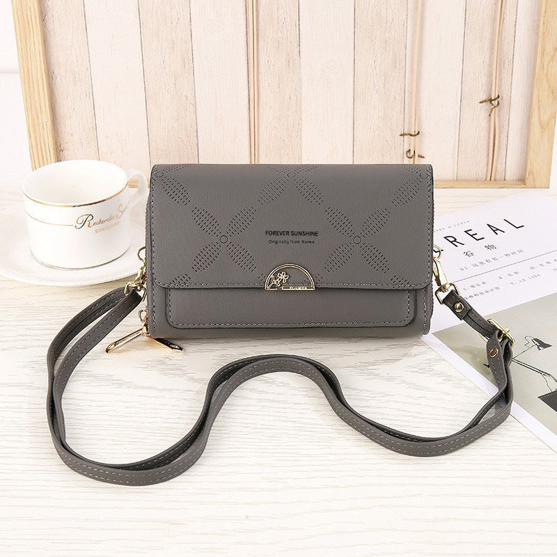Double Layer Crossbody Purse Bag