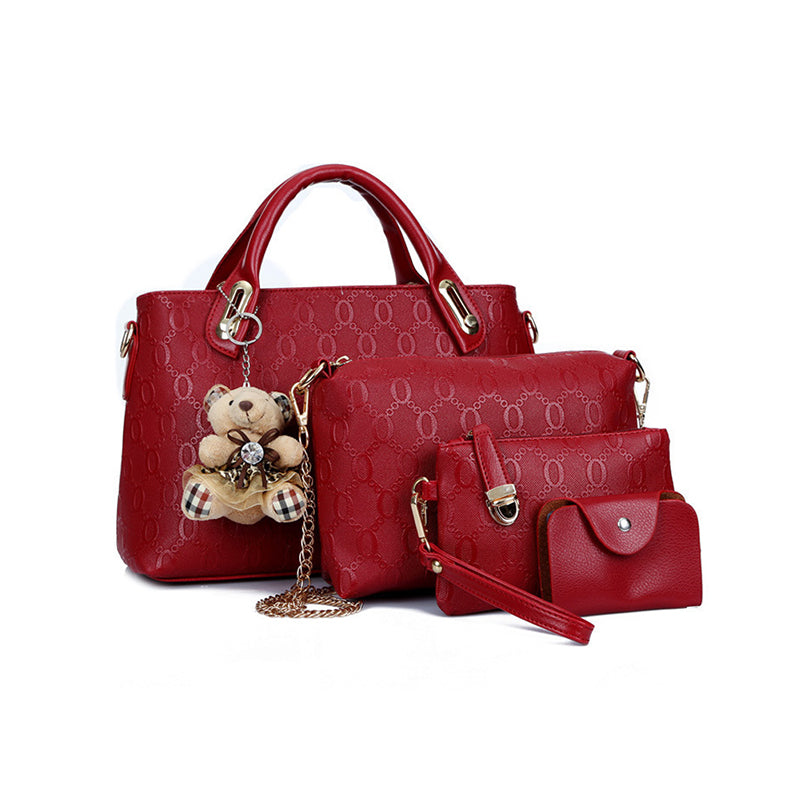 Handbag with Four-piece Set