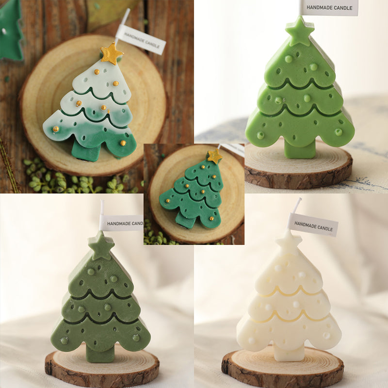 Christmas Candles Decor, 4 pcs