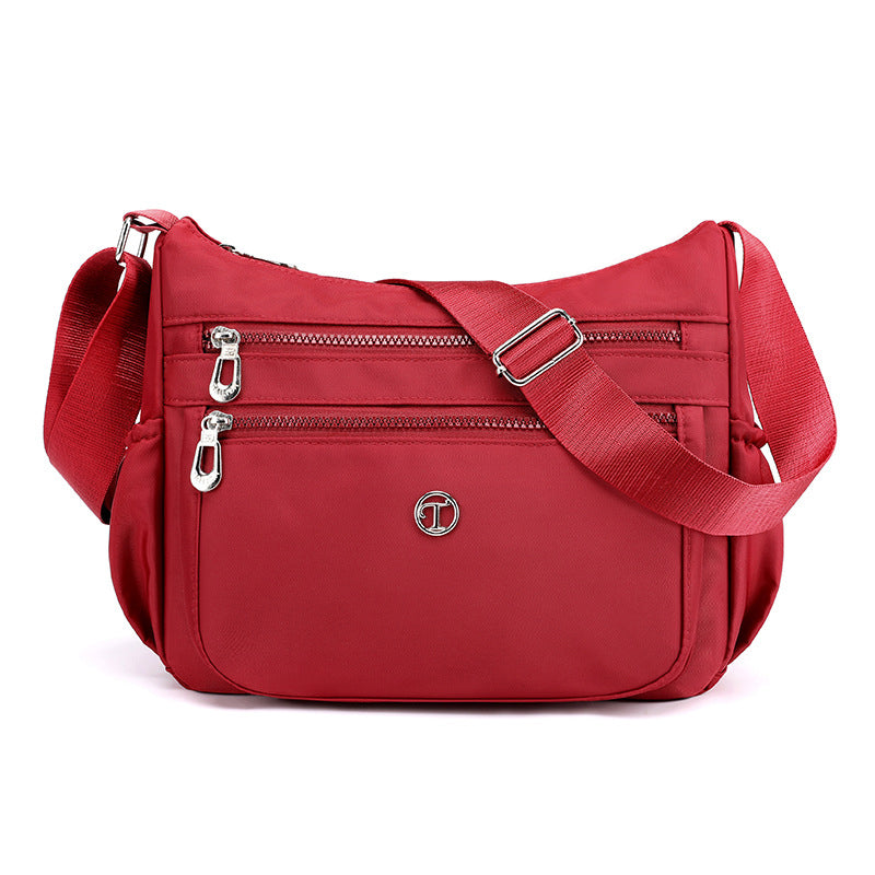 Oxford Cloth Crossbody Shoulder Bag