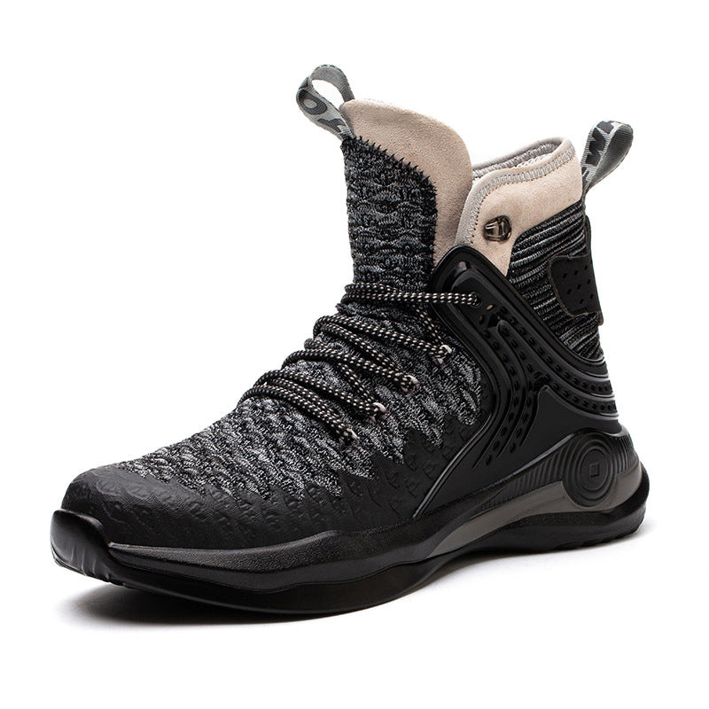 Men's Large Size Breathable High-top Safety Shoes