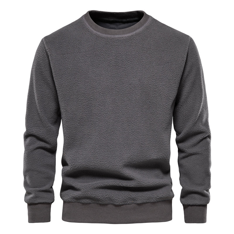 Men's Crew Neck Sherpa Sweatshirt