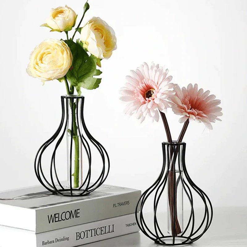 Decorative Vase with Metal Wire