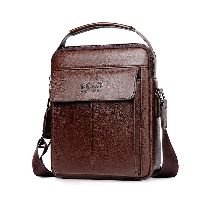 Simple British Men's Shoulder Bag