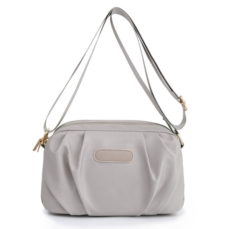 Stylish Pleated Simple Crossbody Bag