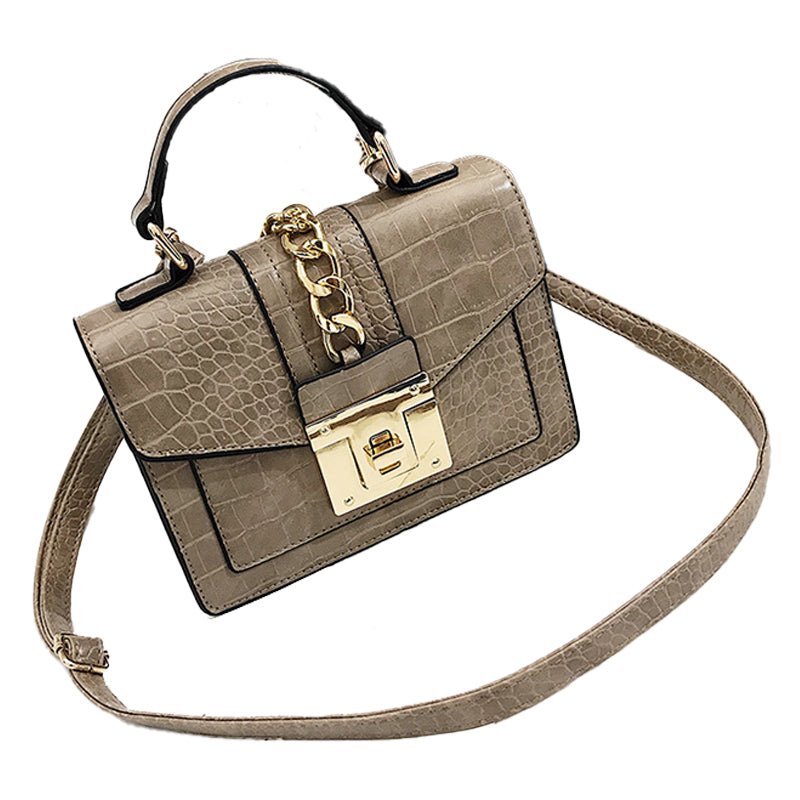 Stone Pattern Small Square Bag