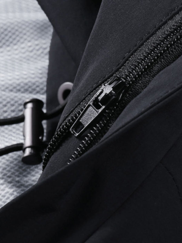 Detachable Hooded Track Jacket