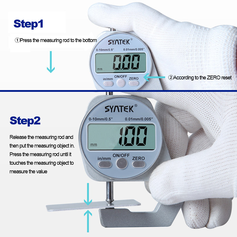 Digital Display Thickness Gauge