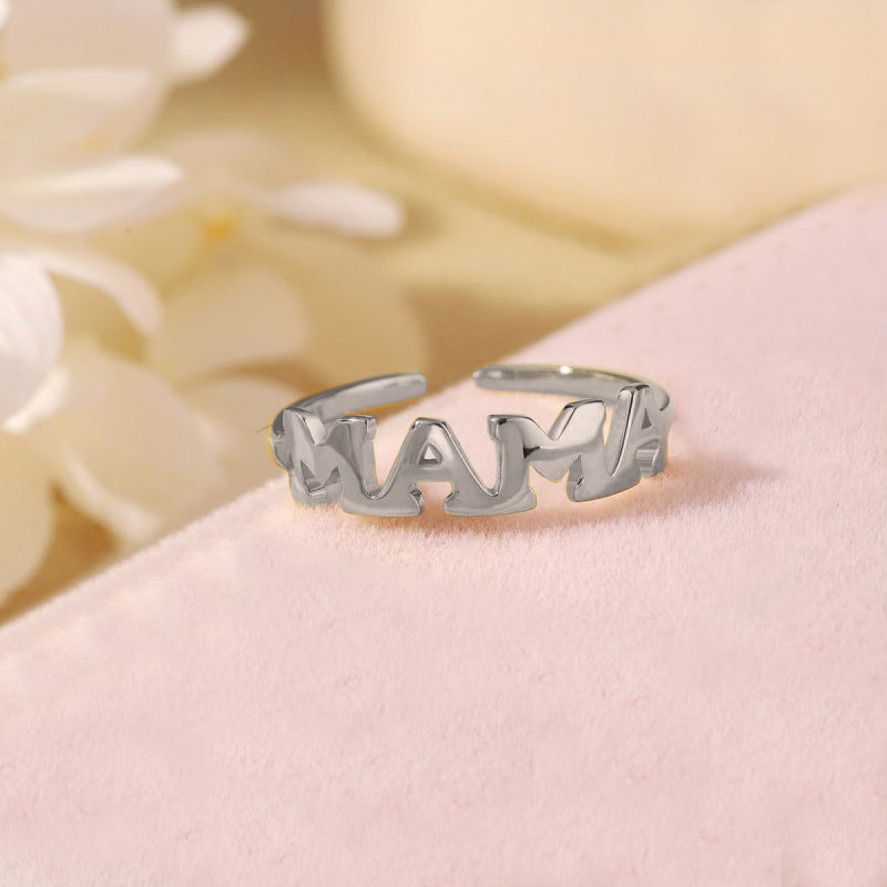 Sterling Silver Mothers Ring