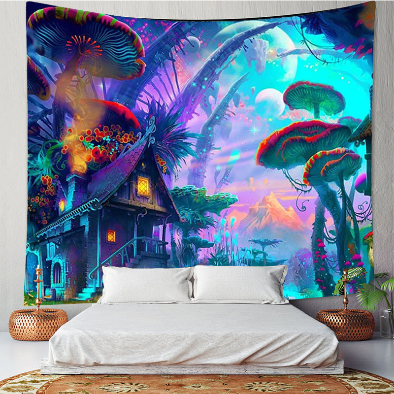 Mushroon Home Tapestry