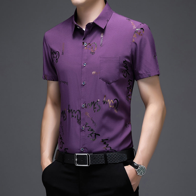 Men’s Thin Short-sleeve Shirt