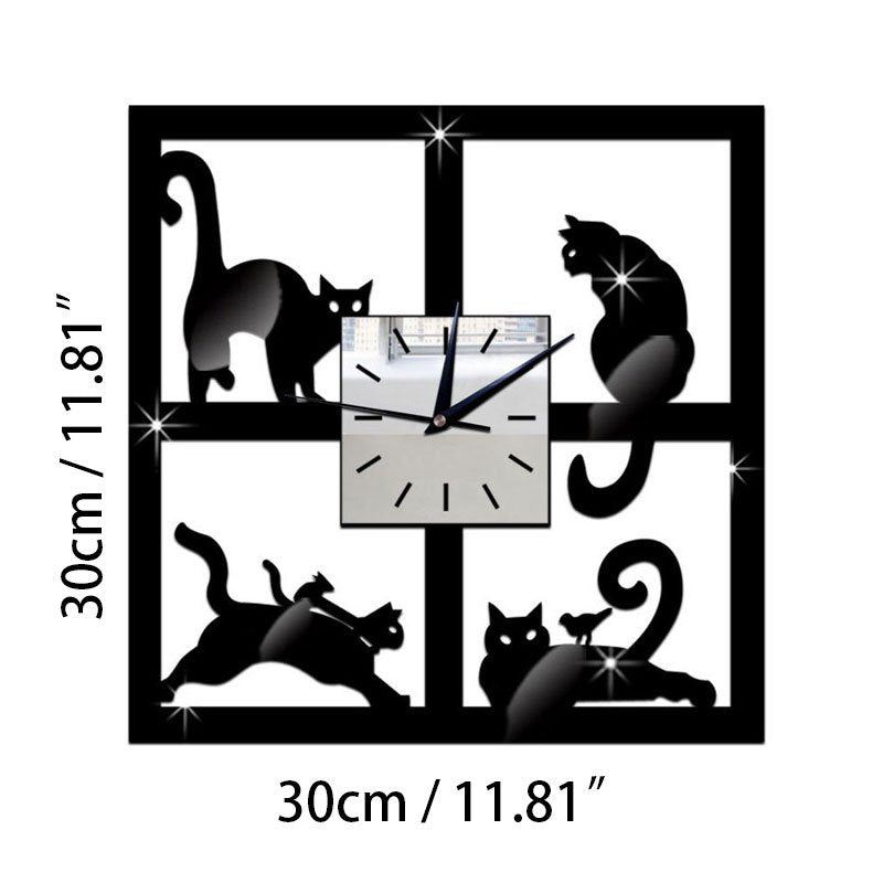 Black Cat Clock