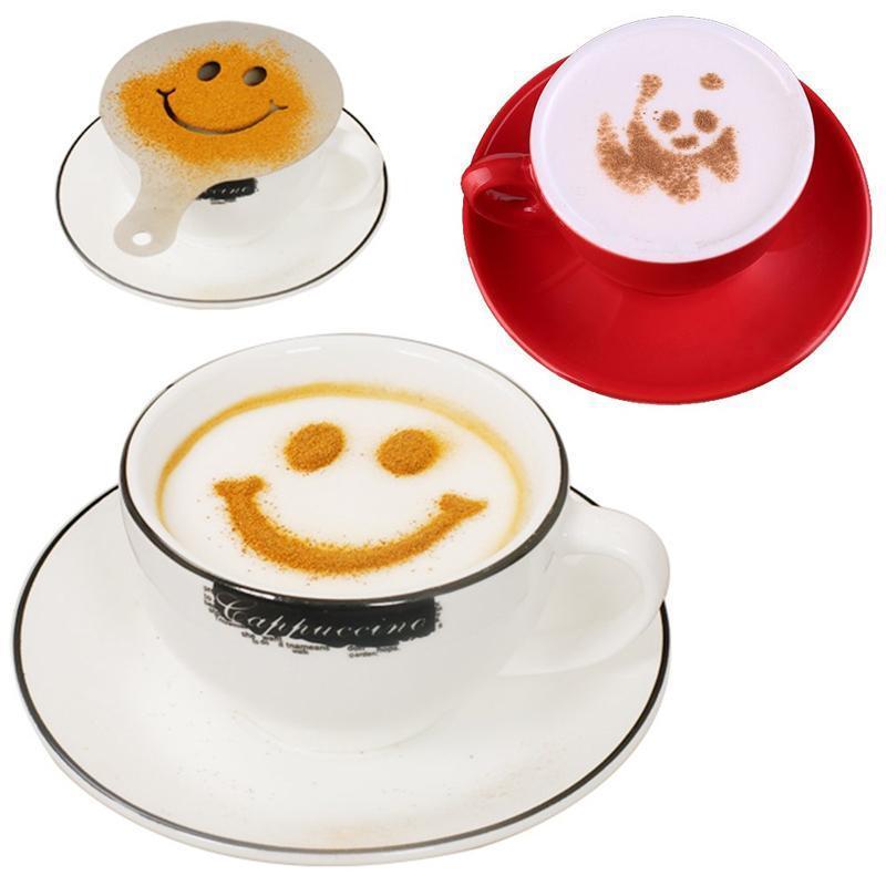 Plastic Latte Art Mold, Luxury Coffee Printing Model