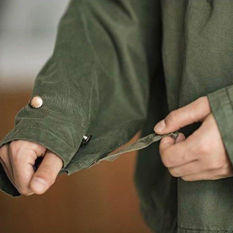 Retro Military Workwear Sweatshirt
