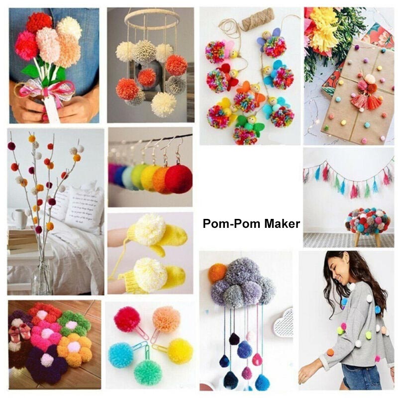 Multipurpose Pom-Pom Maker (1 Set)