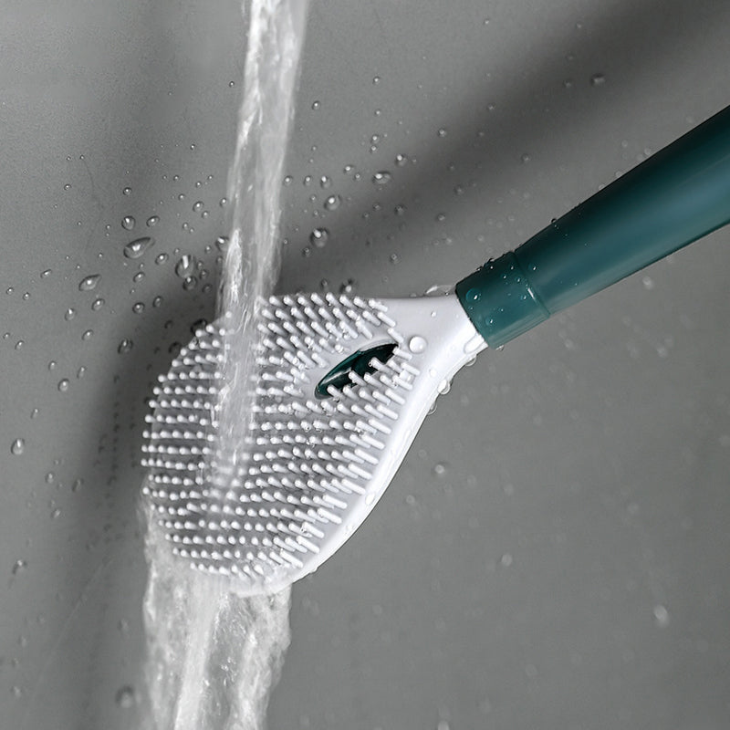 Uperlevel Household Punch-free Wall Hanging Silicone Toilet Brush