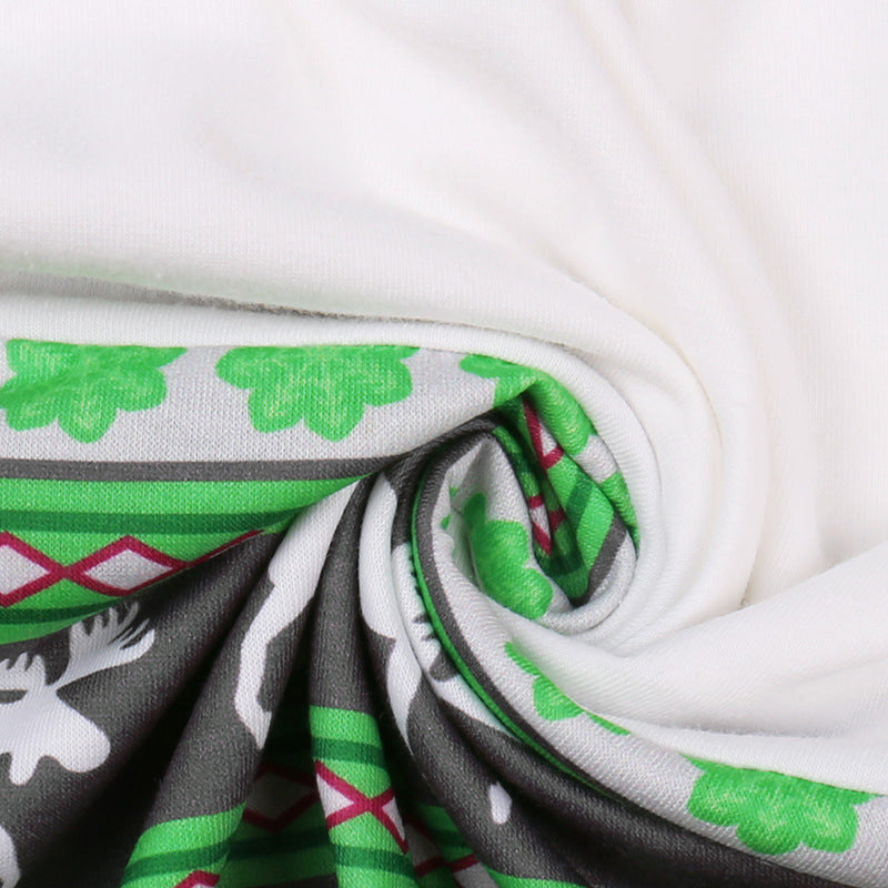 Christmas Print Bottoming Shirt