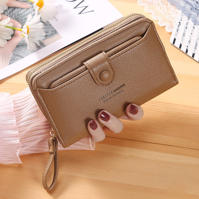 New Solid Color Ladies Wristband Clutch Bag