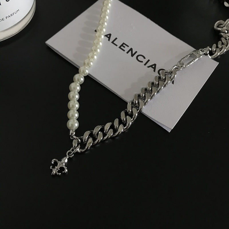 THE DIMIDIUM PEARLY CHAIN CHOKER