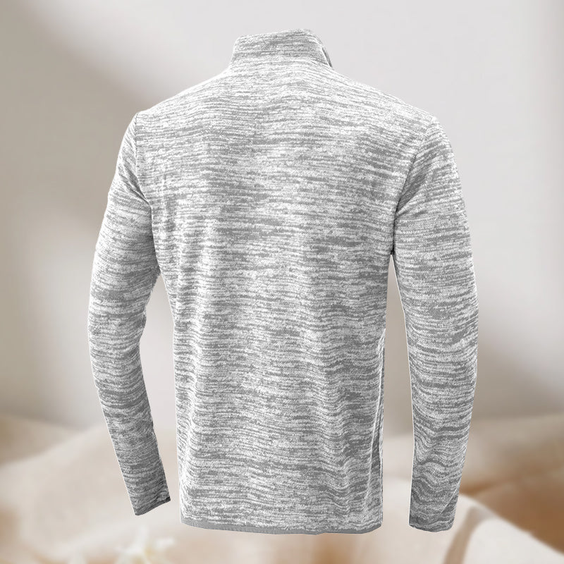 Men's Half Zip Stand Collar Sweatshirt