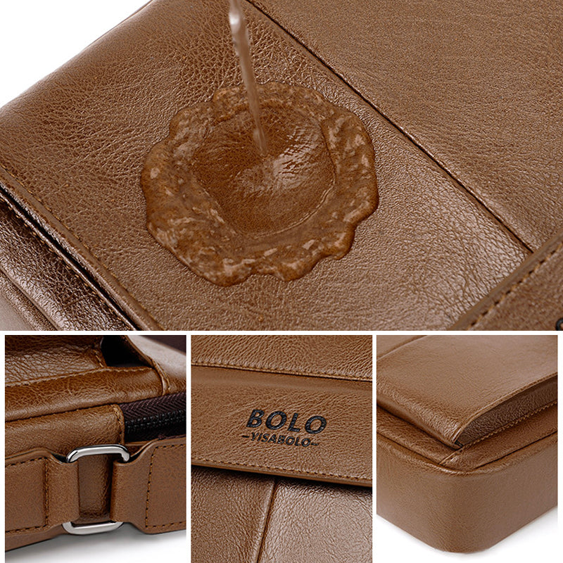 Simple British Men's Shoulder Bag