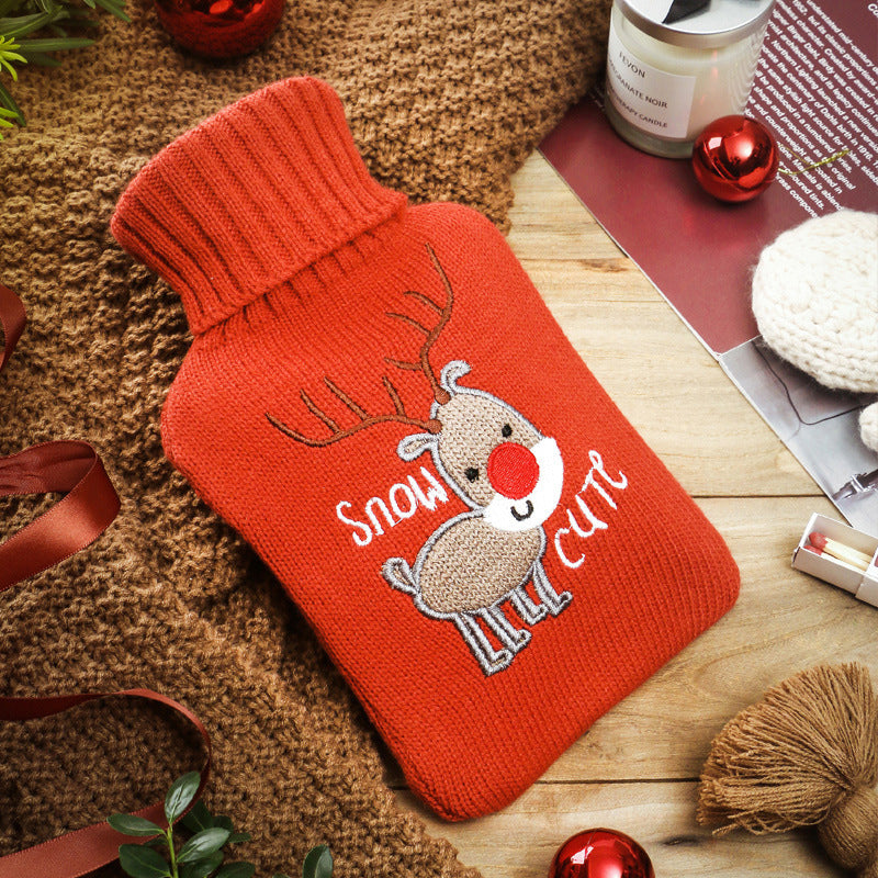 Christmas Elk Hot Water Bottle