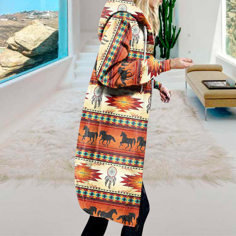 Printed Hooded Jacket