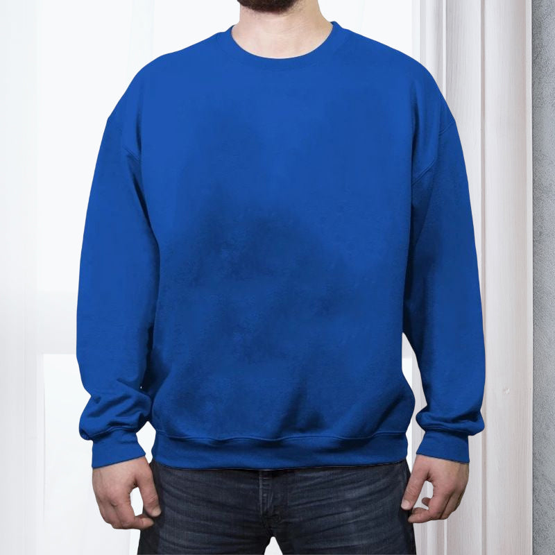 Casual Loose Solid Color Fleece Pullover